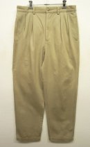 画像: 90'S RALPH LAUREN "ANDREW PANT" ツープリーツ チノパンツ BEIGE (VINTAGE) 「Bottoms」 入荷しました。