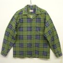 画像: 60'S TOWNCRAFT プリントネル オープンカラーシャツ チェック柄 (VINTAGE) 「L/S Shirt」 入荷しました。