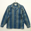 画像: 60'S WILSHIRE 長袖 オープンカラーシャツ チェック柄 (VINTAGE) 「L/S Shirt」 入荷しました。