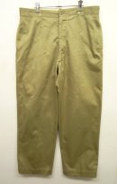 画像: 60'S アメリカ軍 US ARMY コットン100% チノパンツ WALDES製ジップ (VINTAGE) 「Bottoms」 入荷しました。