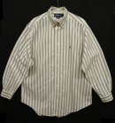 画像: 90'S RALPH LAUREN "YARMOUTH" オックスフォード 長袖 BDシャツ ストライプ柄 (VINTAGE) 「L/S Shirt」 入荷しました。