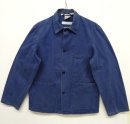 画像: フレンチワーク コットンツイル ワークジャケット カバーオール BLUE (VINTAGE) 「Jacket」 入荷しました。