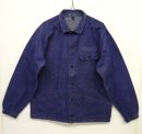 画像: フレンチチャイナ 耳付きデニム ワークジャケット カバーオール INDIGO (VINTAGE) 「Jacket」 入荷しました。