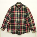 画像: 80'S LL Bean 長袖 ボタンダウンシャツ チェック柄 USA製 (VINTAGE) 「L/S Shirt」 入荷しました。