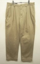 画像: 90'S RALPH LAUREN "ETHAN PANT" ツープリーツ チノパンツ BEIGE (VINTAGE) 「Bottoms」 入荷しました。