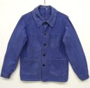 画像: 60'S フレンチワーク ワークジャケット カバーオール BLUE フランス製 (VINTAGE) 「Jacket」 入荷しました。