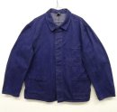 画像: ユーロワーク デニム ワークジャケット カバーオール INDIGO (VINTAGE) 「Jacket」 入荷しました。