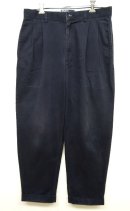 画像: 90'S RALPH LAUREN "HAMMOND PANT" ツープリーツ チノパンツ NAVY (VINTAGE) 「Bottoms」 入荷しました。