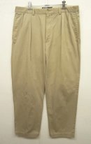 画像: 90'S RALPH LAUREN "ANDREW PANT" ツープリーツ チノパンツ BEIGE (VINTAGE) 「Bottoms」 入荷しました。