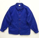 画像: ユーロワーク コットン ワークジャケット カバーオール BLUE (VINTAGE) 「Jacket」 入荷しました。