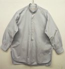 画像: 60'S ユーロヴィンテージ バンドカラー マチ付き グランパシャツ ライトブルー (VINTAGE) 「L/S Shirt」 入荷しました。