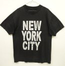 画像: NEWYORK CITY 半袖 Tシャツ BLACK (VINTAGE) 「T-Shirt」 入荷しました。