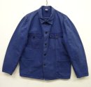 画像: ユーロワーク HBT ワークジャケット カバーオール BLUE (VINTAGE) 「Jacket」 入荷しました。