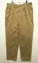 画像: 90'S RALPH LAUREN "ANDREW PANT" ツープリーツ チノパンツ TAN (VINTAGE) 「Bottoms」 入荷しました。