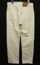 画像: 90'S LEVIS 501 デニム ホワイト USA製 W31L34 (VINTAGE) 「Bottoms」 入荷しました。