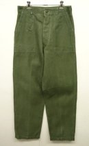 画像: 60'S アメリカ軍 US ARMY "OG107" コットンサテン ベイカーパンツ W32L35 (VINTAGE) 「Bottoms」 入荷しました。
