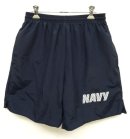 画像: アメリカ軍 US NAVY ナイロン トレーニングショーツ NAVY (DEADSTOCK) 「Shorts」 入荷しました。