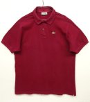 画像: 80'S CHEMISE LACOSTE ポロシャツ バーガンディ フランス製 (VINTAGE) 「S/S Polo」 入荷しました。