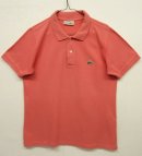 画像: 80'S CHEMISE LACOSTE ポロシャツ ローズピンク フランス製 (VINTAGE) 「S/S Polo」 入荷しました。