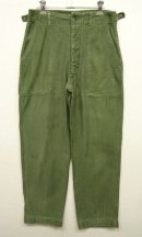 画像: 60'S アメリカ軍 US ARMY "OG107" アジャスター付き コットンサテン ベイカーパンツ (VINTAGE) 「Bottoms」 入荷しました。