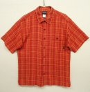 画像: PATAGONIA オーガニックコットン 半袖 シャツ レッドチェック (USED) 「S/S Shirt」 入荷しました。