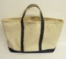画像: 80'S LL Bean 2色タグ 耳付き キャンバス トートバッグ ネイビー/オフホワイト USA製 (VINTAGE) 「Bag」 入荷しました。