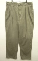 画像: 90'S RALPH LAUREN "サイドダブルステッチ" ツープリーツ チノパンツ KHAKI (VINTAGE) 「Bottoms」 入荷しました。