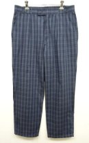 画像: JACQUE GALLES ツープリーツ トラウザーズ スラックス チェック柄 (USED) 「Bottoms」 入荷しました。