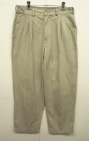 画像: MARK ASTOR ツープリーツ トラウザーズ スラックス ベージュ (USED) 「Bottoms」 入荷しました。