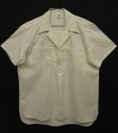 画像: 90'S イタリア軍 M.M.I エポレット無し プルオーバー 半袖 オープンカラーシャツ ホワイト (DEADSTOCK) 「S/S Shirt」 入荷しました。