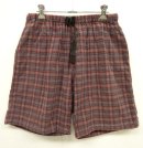 画像: 90'S GRAMICCI 旧ロゴ ベルト付き ショーツ チェック柄 USA製 (VINTAGE) 「Shorts」 入荷しました。