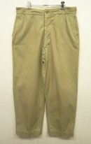 画像: 60'S アメリカ軍 USMC コットン100% チノパンツ アルミジップ (VINTAGE) 「Bottoms」 入荷しました。