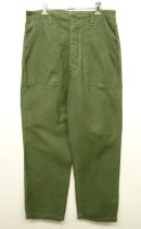 画像: 60'S アメリカ軍 US ARMY "OG107" 平ボタン コットンサテン ベイカーパンツ W34L31 (VINTAGE) 「Bottoms」 入荷しました。