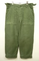 画像: 60'S アメリカ軍 US ARMY "OG107" アジャスター付き コットンサテン ベイカーパンツ W34L31 (VINTAGE) 「Bottoms」 入荷しました。