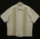 画像: CUBAVERA 切り替え＆刺繍 ラミー/レーヨン 半袖シャツ ホワイト (VINTAGE) 「S/S Shirt」 入荷しました。