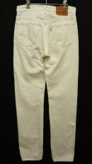 画像: 90'S LEVIS 501 デニム ホワイト USA製 W32L36 (VINTAGE) 「Bottoms」 入荷しました。