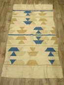 画像: 1点物 ウール ハンドウーブン ラグ ネイティブ柄 215cm x 127cm (VINTAGE) 「Antique Goods」 入荷しました。