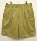 画像: 90'S GAP 旧タグ ツープリーツ チノショーツ タン (VINTAGE) 「Shorts」 入荷しました。