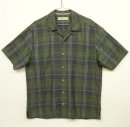 画像: TOMMY BAHAMA シルク 半袖 オープンカラーシャツ チェック柄 (VINTAGE) 「S/S Shirt」 入荷しました。