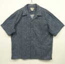 画像: LL Bean コットン 半袖 オープンカラーシャツ 総柄 (VINTAGE) 「S/S Shirt」 入荷しました。