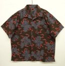 画像: RALPH LAUREN "POLO JEANS" コットン 半袖 オープンカラーシャツ ブラウンベース (VINTAGE) 「S/S Shirt」 入荷しました。
