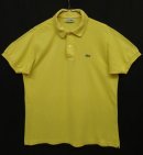 画像: 80'S CHEMISE LACOSTE ポロシャツ イエロー フランス製 (VINTAGE) 「S/S Polo」 入荷しました。