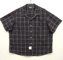 画像: 90'S RALPH LAUREN コットン 半袖 オープンカラーシャツ チェック柄 (DEADSTOCK) 「S/S Shirt」 入荷しました。