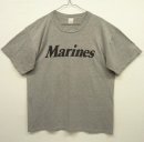 画像: アメリカ軍 US MARINES シングルステッチ 半袖 Tシャツ グレー USA製 (VINTAGE) 「T-Shirt」 入荷しました。