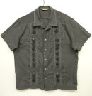 画像: HAVANERA 半袖 キューバシャツ 後染め ブラック CHARCOAL (VINTAGE) 「S/S Shirt」 入荷しました。