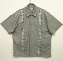 画像: CHIC ELEGANT 半袖 キューバシャツ 後染め ブラック GREY (VINTAGE) 「S/S Shirt」 入荷しました。