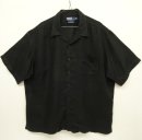 画像: 90'S RALPH LAUREN "CLAYTON" コットン 半袖 オープンカラーシャツ ブラック (VINTAGE) 「S/S Shirt」 入荷しました。