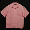 画像: 90'S RALPH LAUREN "CALDWELL" シルク/リネン 半袖 オープンカラーシャツ ピンク (VINTAGE) 「S/S Shirt」 入荷しました。