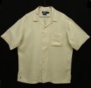 画像: 90'S RALPH LAUREN "CALDWELL" シルク/リネン 半袖 オープンカラーシャツ オフホワイト (VINTAGE) 「S/S Shirt」 入荷しました。