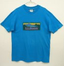 画像: 80'S LL Bean x Hanes シングルステッチ 半袖 Tシャツ ブルー USA製 (VINTAGE) 「T-Shirt」 入荷しました。